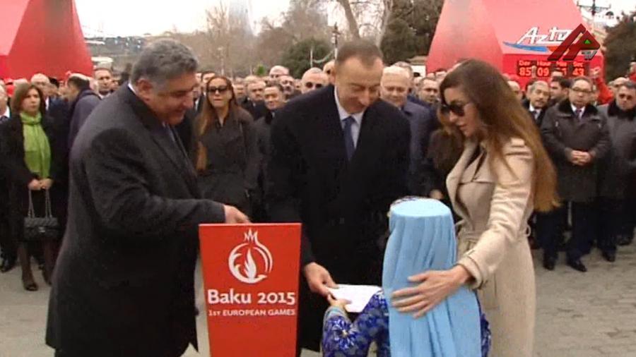 “Bakı-2015”in ilk biletini İlham Əliyev aldı - video