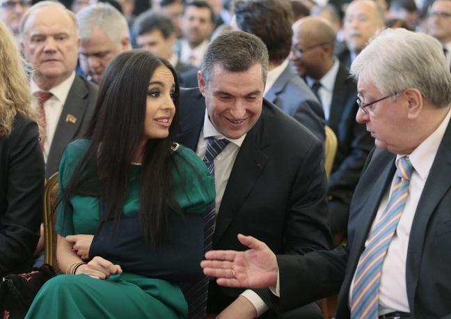 Leyla Əliyeva Mixail Qusmanın tədbirində -  fotolar
