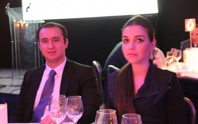 Tale Heydərovla xanımı "Bakı-2015"in təqdimatında - fotolar