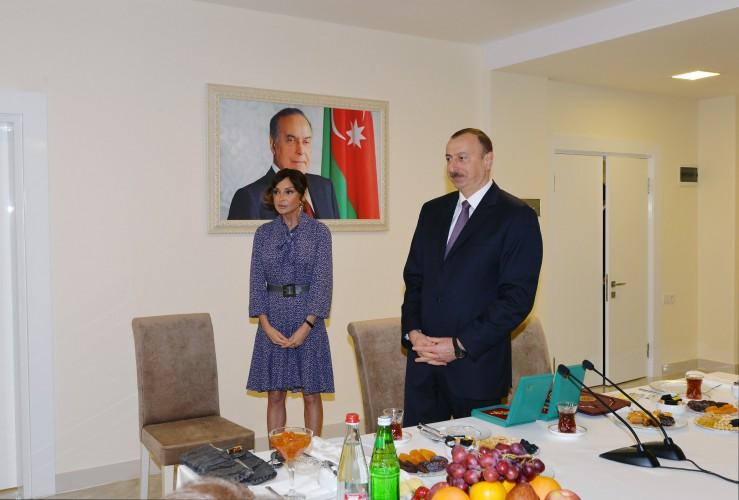 Prezident və xanımı açılışda -  fotolar