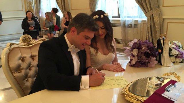Emilin nikahından  fotolar