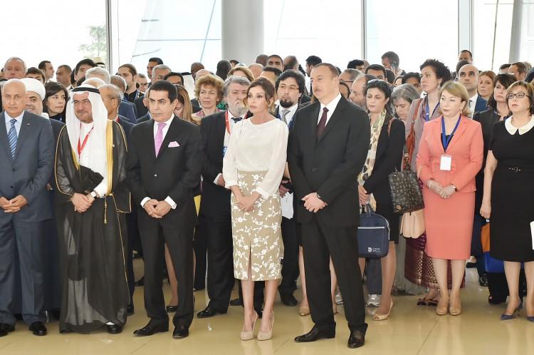 Prezident və xanımı açılışa qatılıb -  fotolar