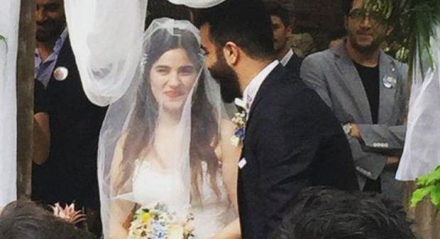 Türkiyəli aktrisa ailə qurdu - fotolar