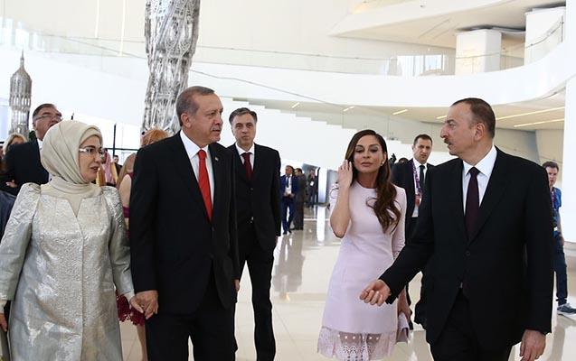 İlham Əliyev və xanımı ziyafət verdi - fotolar