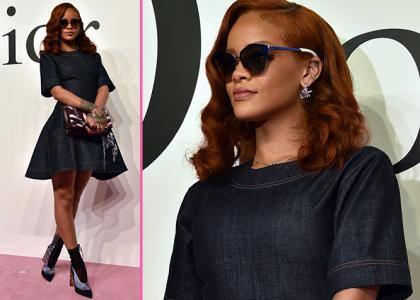 Rihanna Tokioda məşhur brendin nümayişində - fotolar 