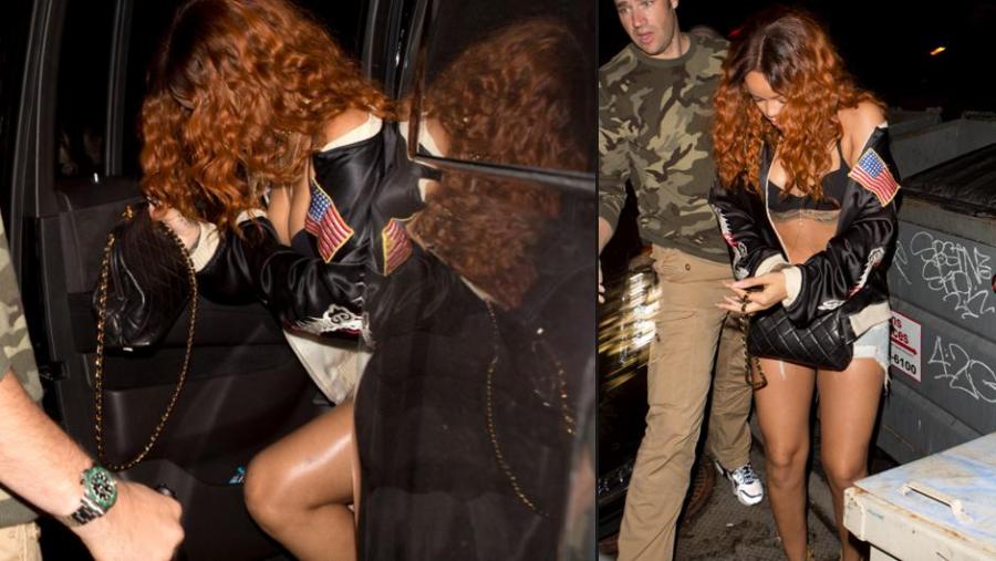 Rihannaya görə izdiham yaşandı – fotolar 
