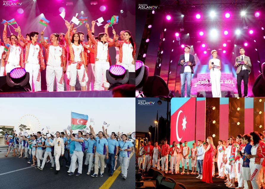 Məşhurlar "Bakı 2015" paradında -  fotolar