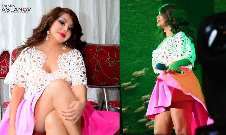 Aygün Kazımovadan qısa ətək -  fotolar