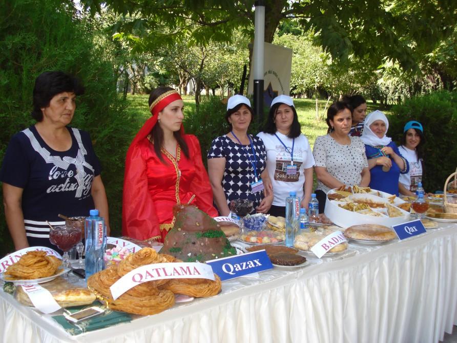 Şəkidə şirniyyat festivalı başa çatıb - fotolar