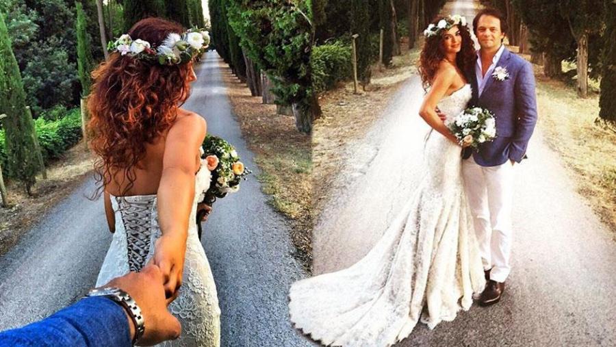 Türkiyə gözəlinin toyu oldu – fotolar 