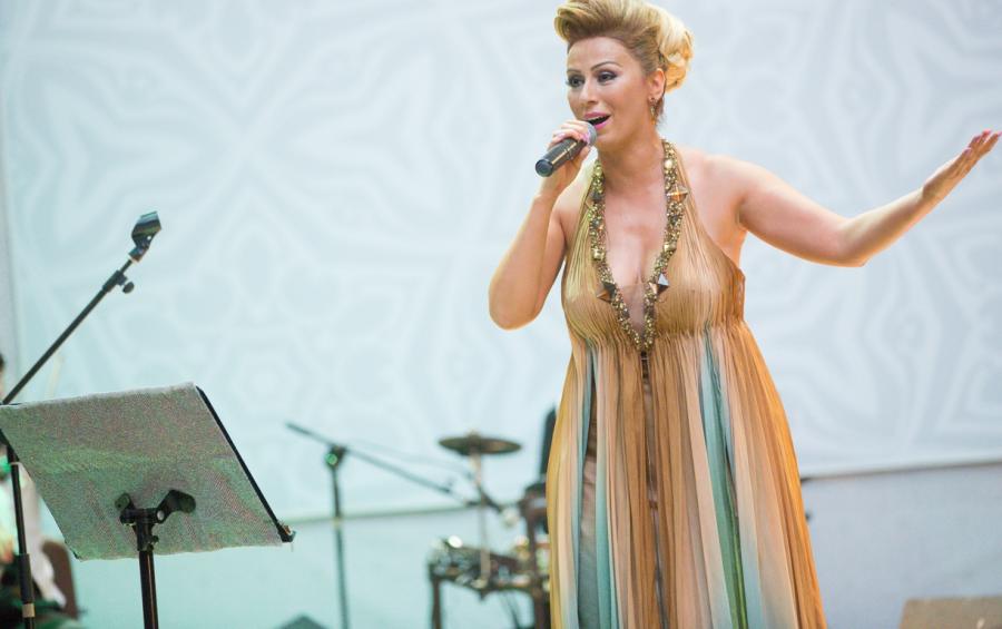 Roza Zərgərli Şəkidə konsert verdi -  fotolar