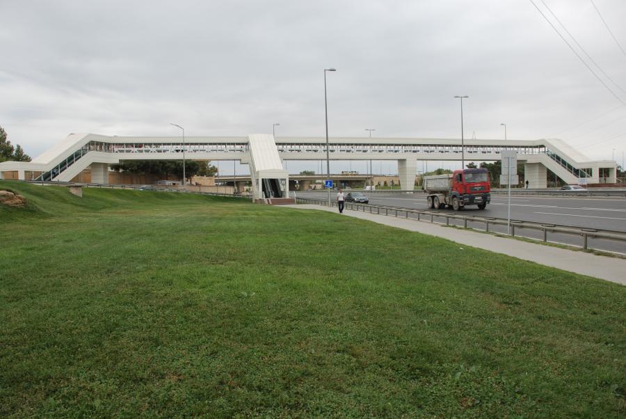 Bakıda yerüstü piyada keçidləri yenilənir -  fotolar