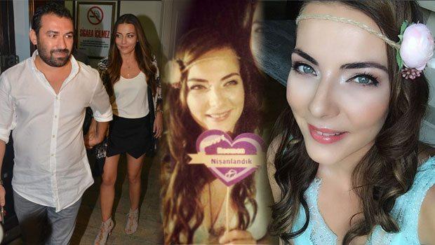 Türkiyəli aktrisa nişanlandı - fotolar