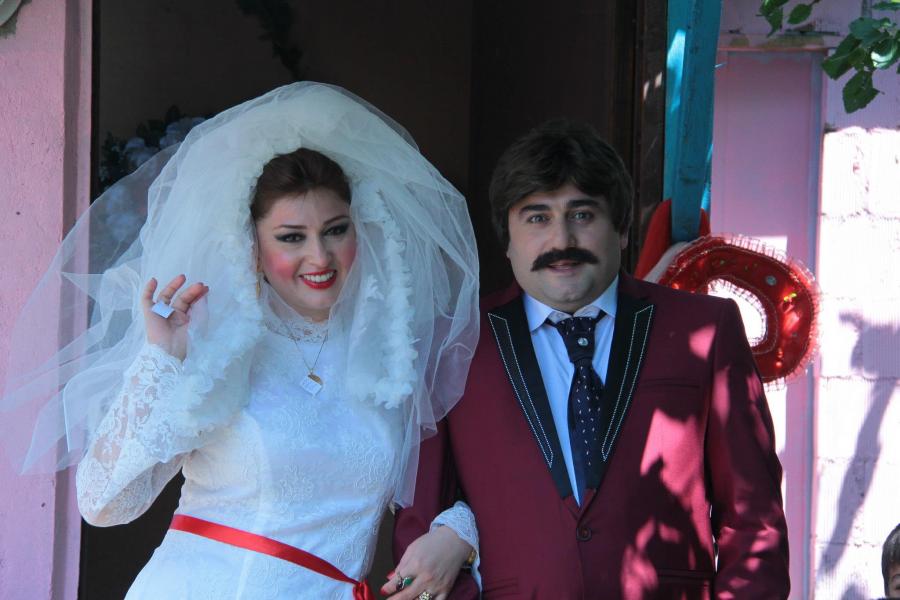Dilarə Əliyeva gəlinlik geyindi -  fotolar