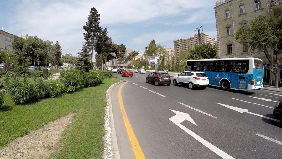 Bakıda bu yollarda dəyişiklik edilir - video+fotolar