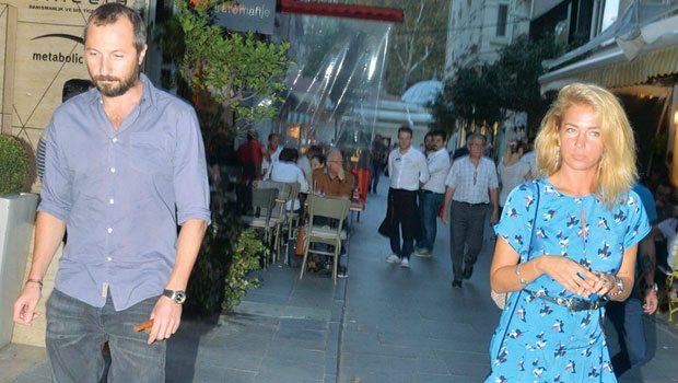 Aparıcı sevgilisi ilə suallardan qaçdı - fotolar