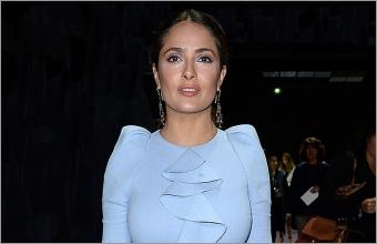 Salma Hayek yenidən moda nümayişində - fotolar 