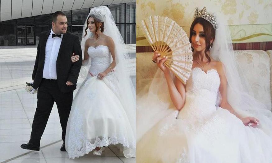 Azərbaycanlı modelin toyu oldu -  fotolar