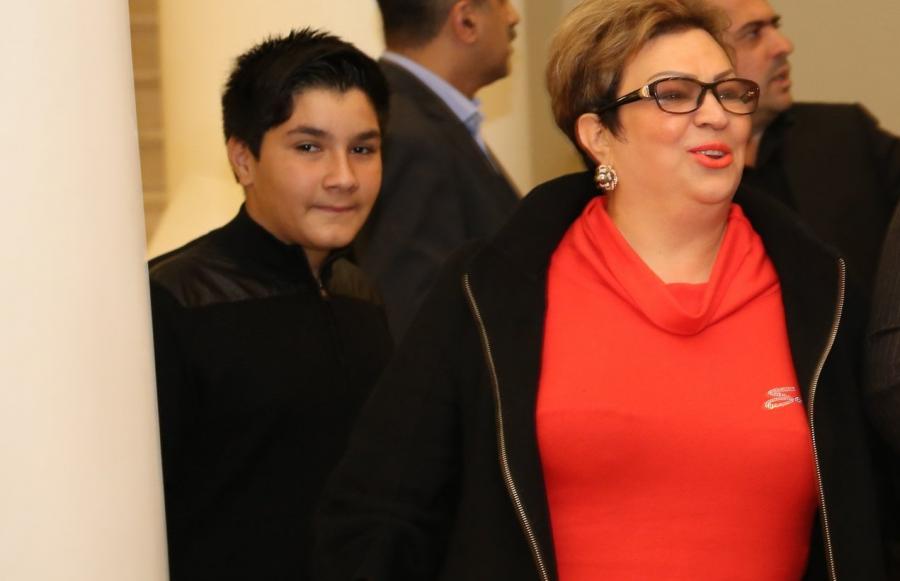Afaq Bəşirqızı təqdimata nəvəsi ilə qatıldı -  fotolar