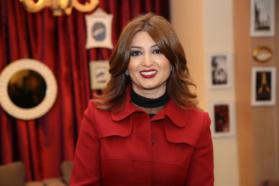 Dilarə Əliyevanın qırmızı geyimi – fotolar