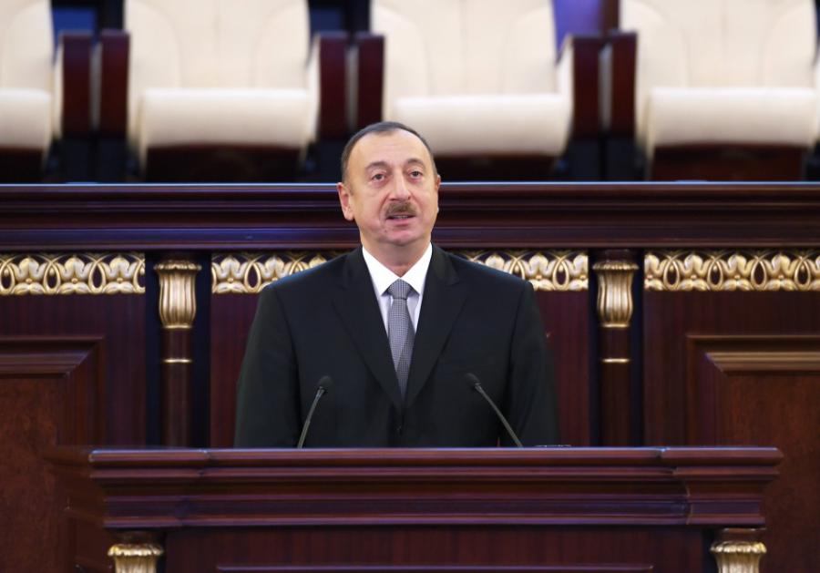 Prezident AMEA-nın 70 illik yubileyinə həsr olunmuş yığıncaqda -  fotolar