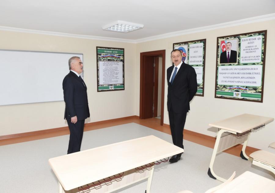 Prezident Nehrəmdə məktəbin açılışını etdi - fotolar 