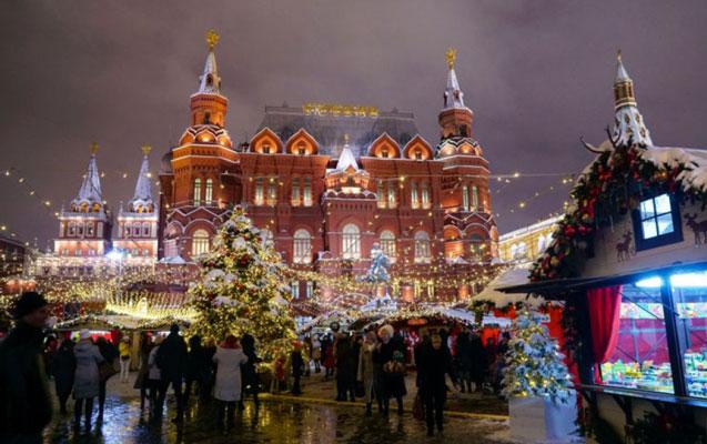 Moskva Yeni ilə hazırdır - fotolar 
