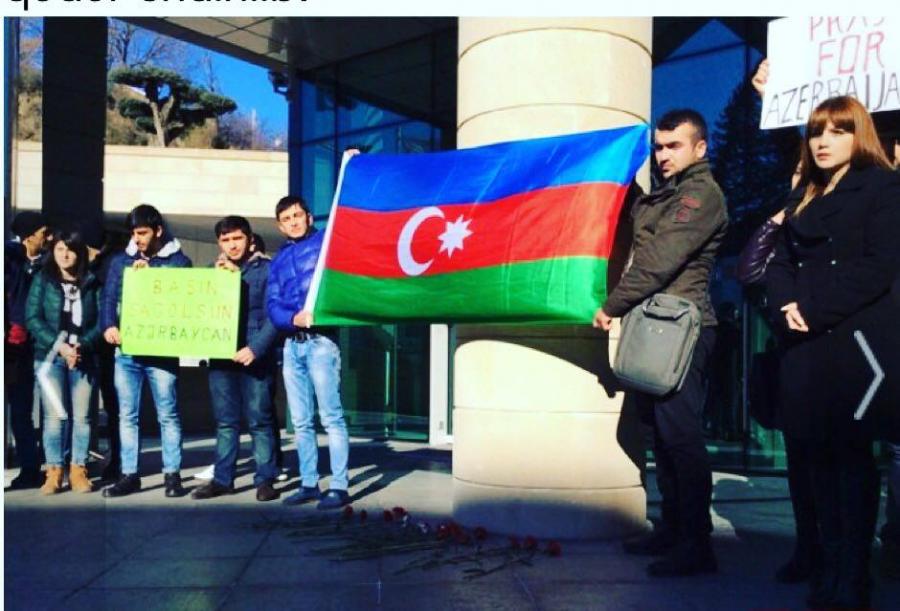 Həlak olan neftçilər Gürcüstanda yad edildi - fotolar 