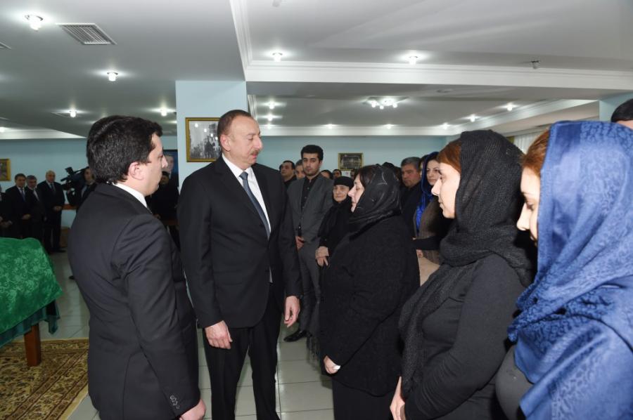 Prezident Zəlimxan Yaqubun vida mərasiminə qatılıb - fotolar