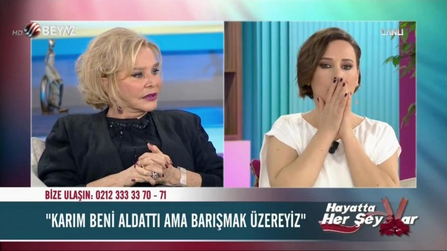 Canlı yayımda söyüş skandalı - video