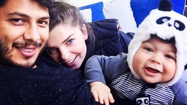 Pelin Karahanın xoşbəxt ailə fotosu 