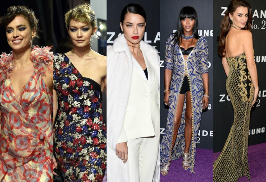 İrina Şeyk, Adriana Lima, Gigi Hadid... - fotolar