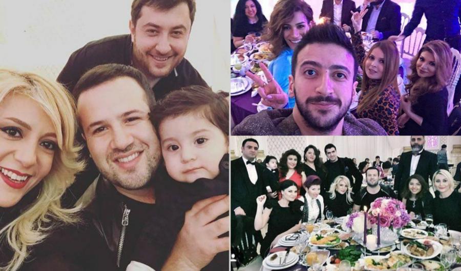 Aparıcı oğluna ad günü etdi - fotolar 