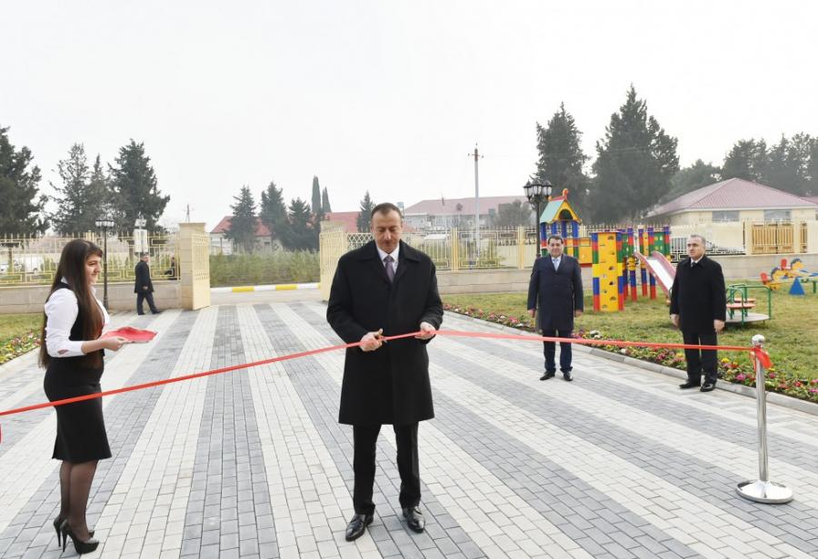 İlham  Əliyev Tovuzdadır - fotolar 