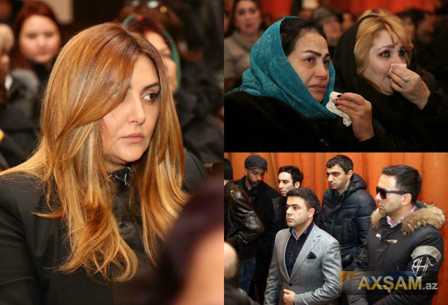 Tanınmışlar İlhamə Quliyevanın vida mərasimində - fotolar