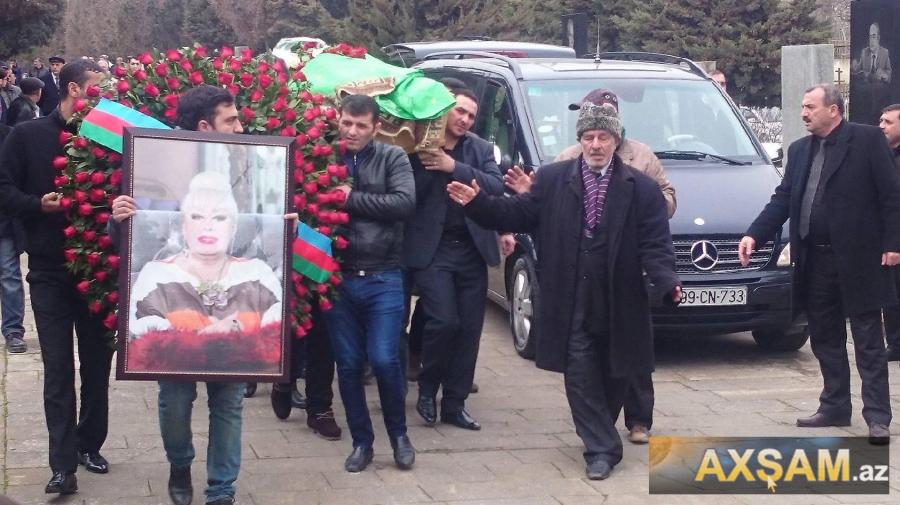 İlhamə Quliyevanın dəfn mərasimindən  fotolar