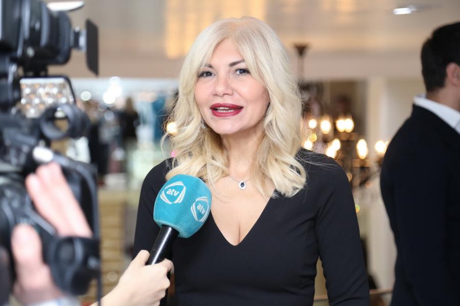 Nərgiz Cəlilova açılışda -  fotolar