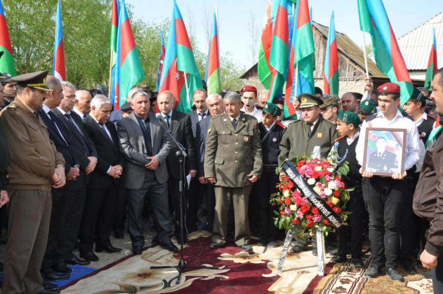 Şəhidimiz Zərdabda dəfn olundu - fotolar 