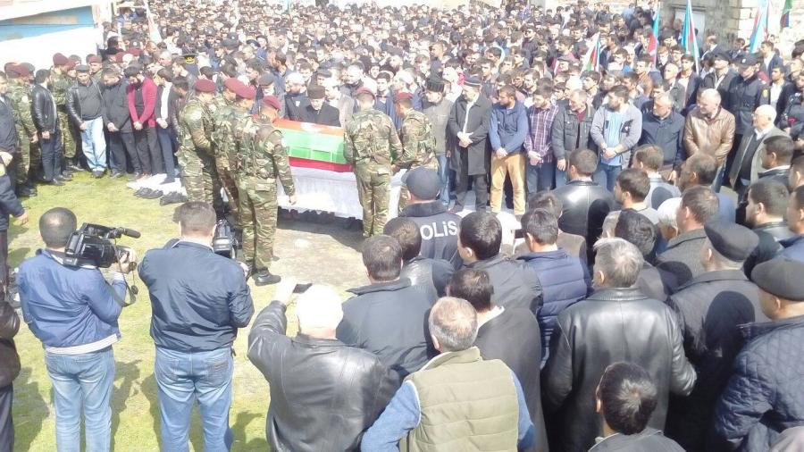 Daha bir şəhidimiz Zaqatalada dəfn olundu - fotolar