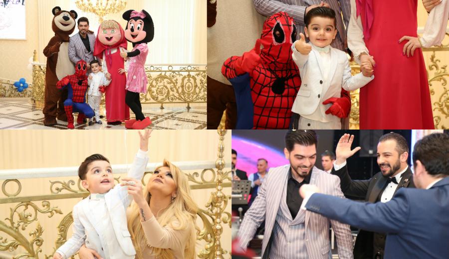 Azərbaycanlı müğənni oğluna kiçik toy etdi -  fotolar