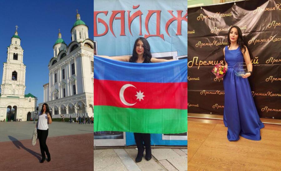 Lətifə Həştərxanda festivala qatılıb -  fotolar