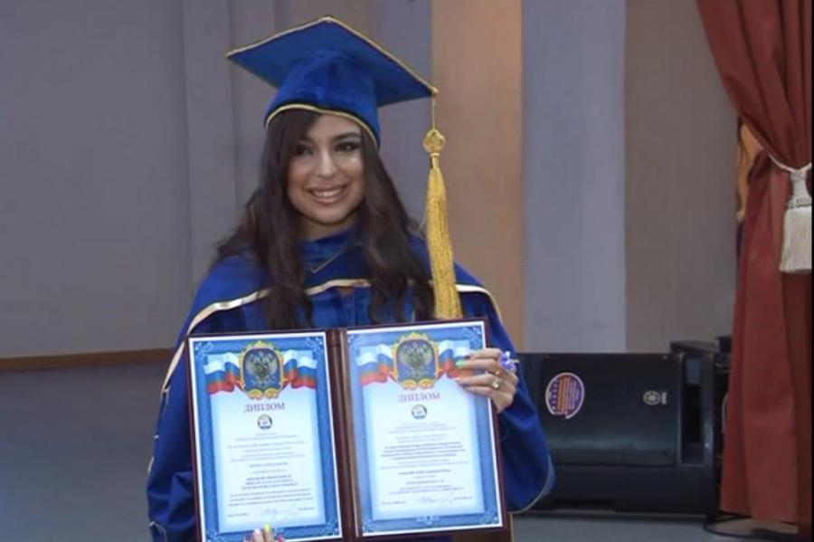 Leyla Əliyevaya fəxri professor diplomu təqdim olundu - fotolar
