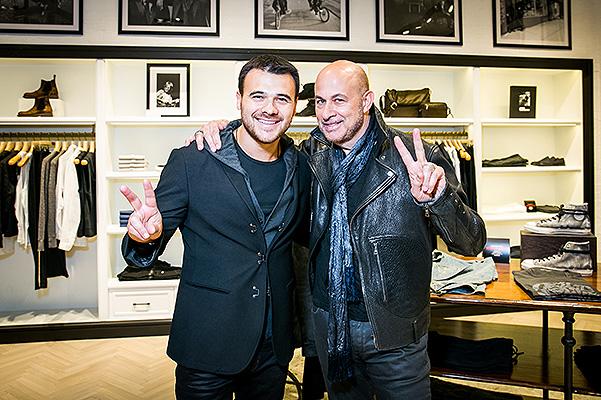 Emin Ağalarov atası ilə birgə açılışda - fotolar
