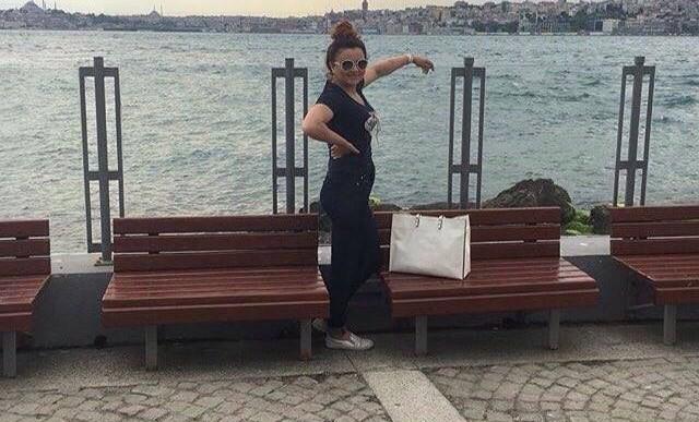 Əməkdar artistin İstanbul gəzintisindən  fotolar