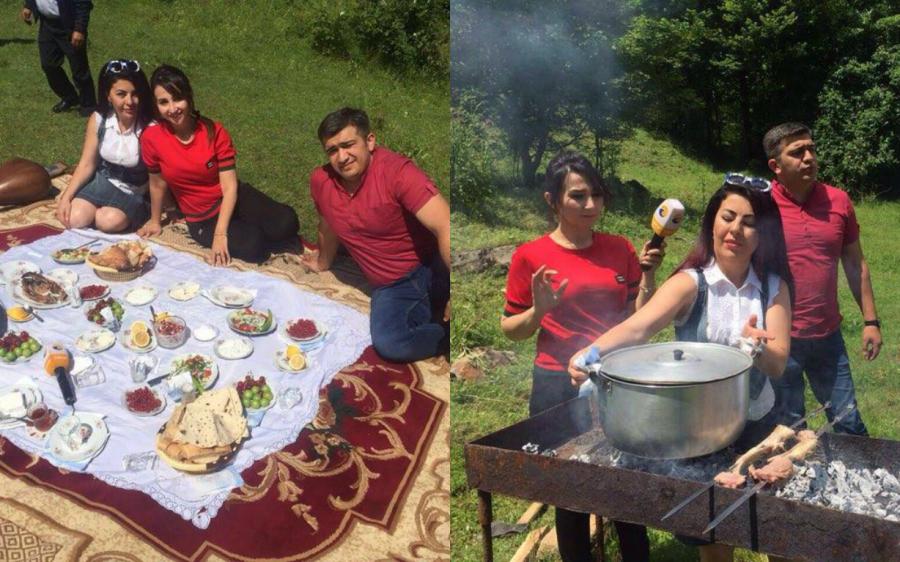 Yerli məşhurların Tovuz gəzintisi – fotolar