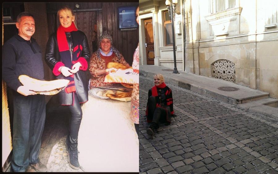 Valeriyanın Bakı sevgisi -  fotolar