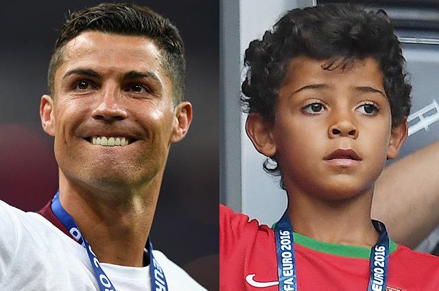 6 yaşlı oğlundan Ronaldoya mənəvi dəstək - fotolar