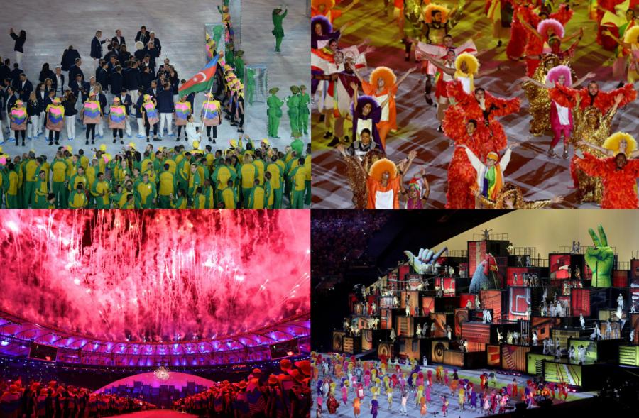 Olimpiya Oyunlarının açılışından maraqlı  fotolar