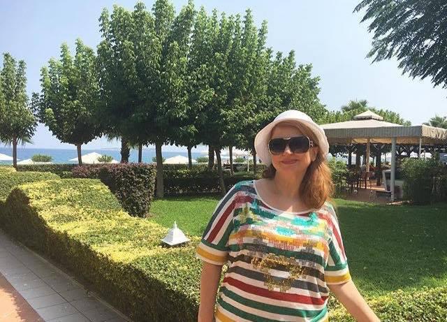 Xalq artisti qızı ilə Antalyada - fotolar