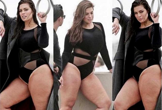 Kök modelin selülitləri üzə çıxdı - fotolar